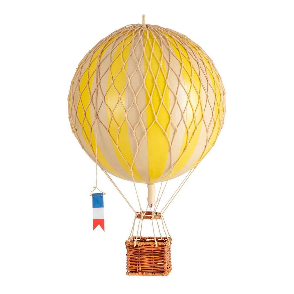 Mongolfiera gialla Hot air balloon yellow