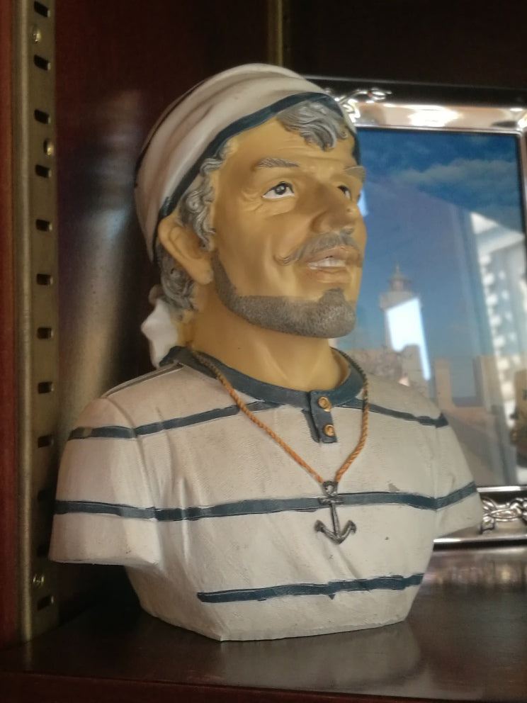 Busto Marinaio in Resina