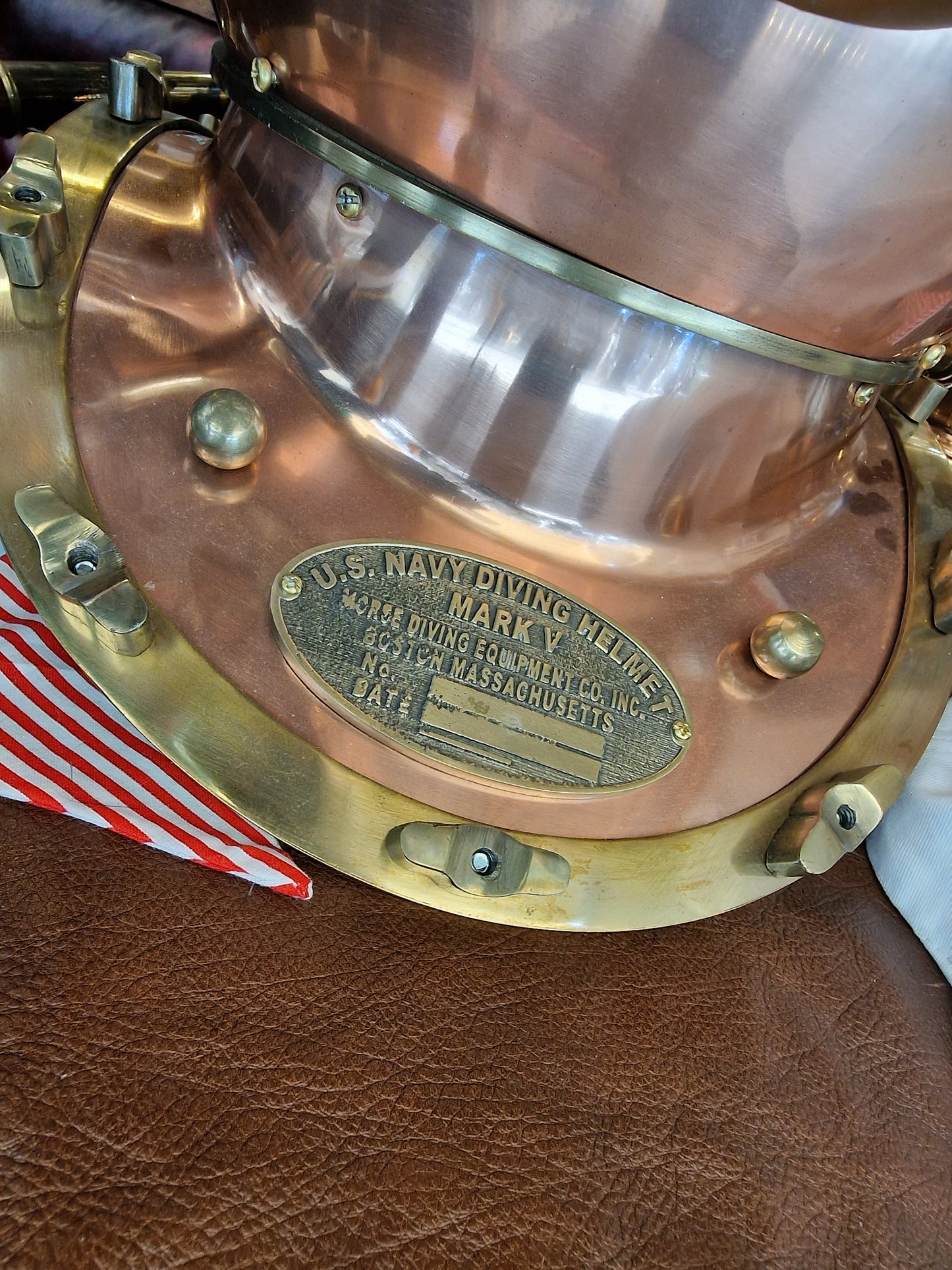 Casco da Palombaro in Ottone e Rame