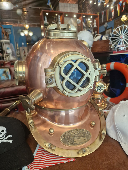 Casco da Palombaro in Ottone e Rame