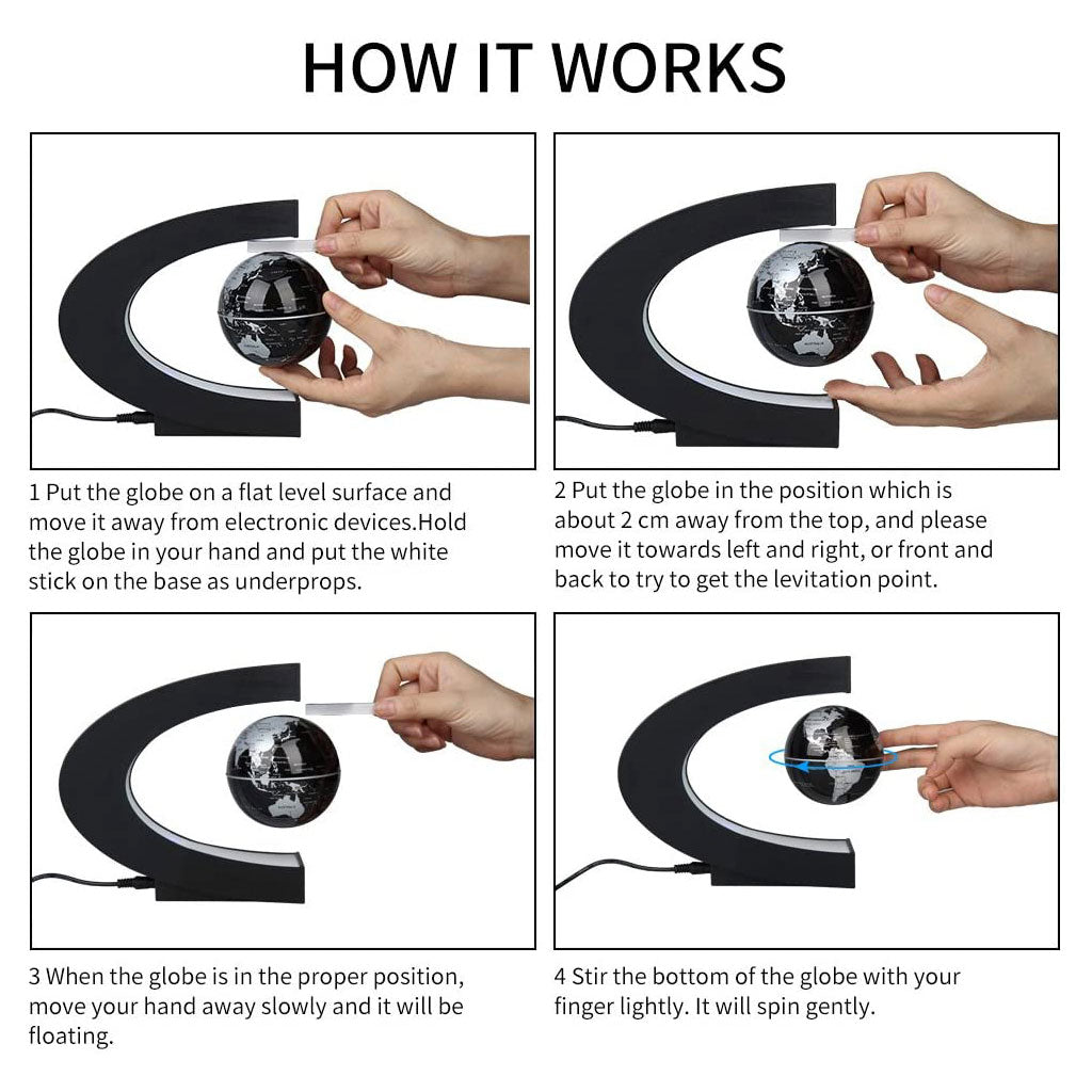 Mappamondo a levitazione