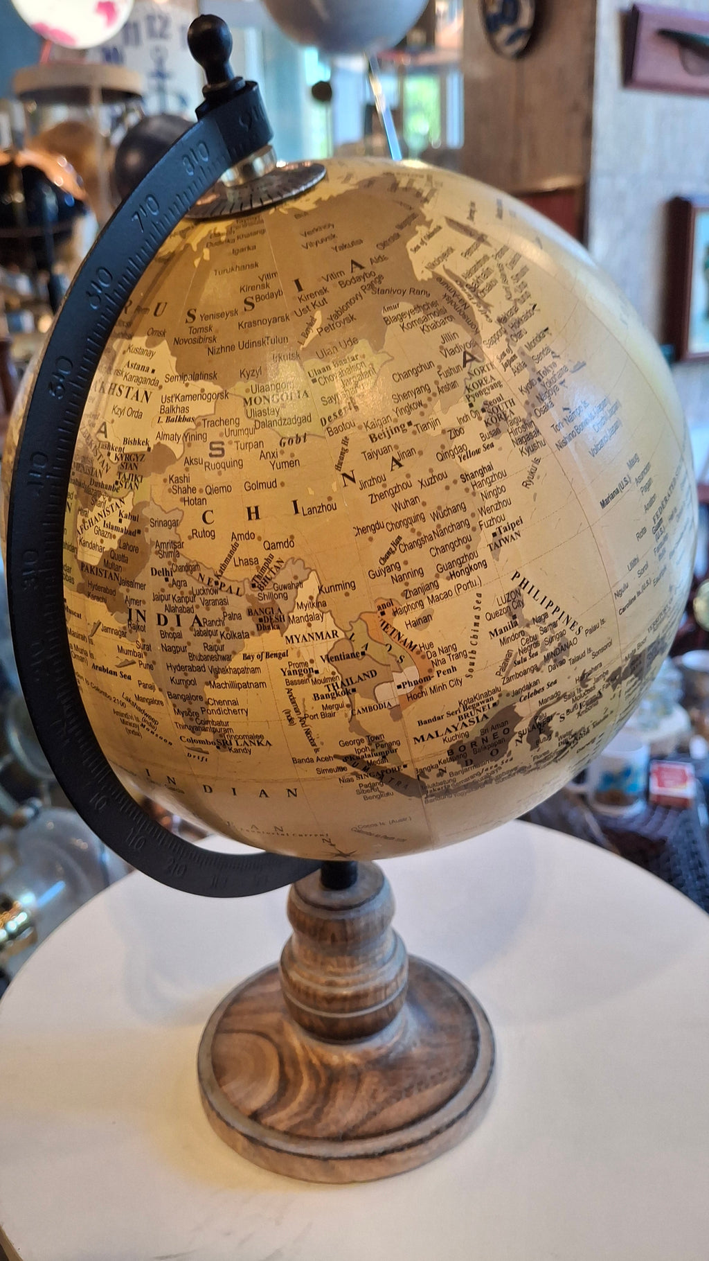Mappamondo anticato
