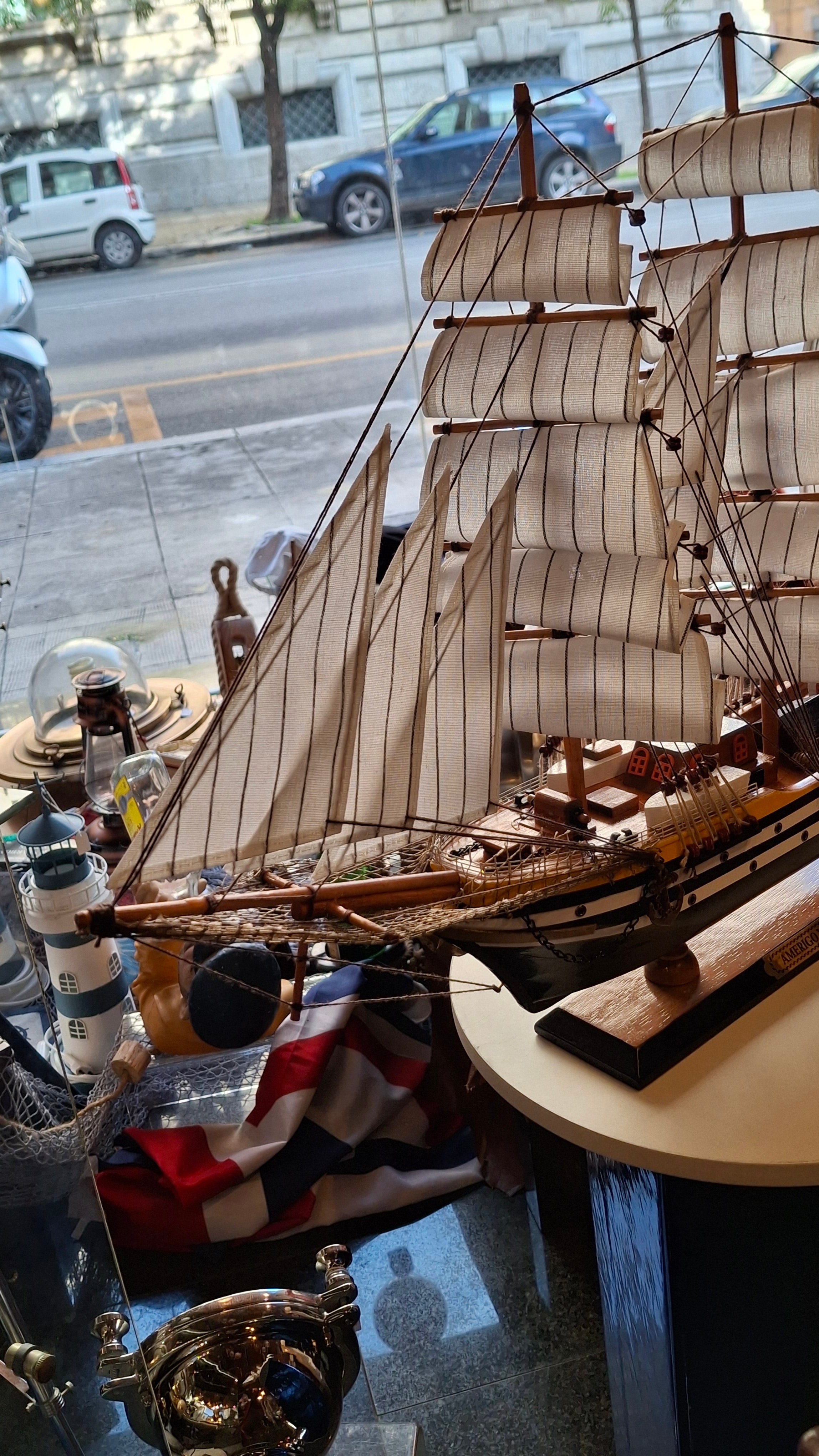 Amerigo Vespucci in legno