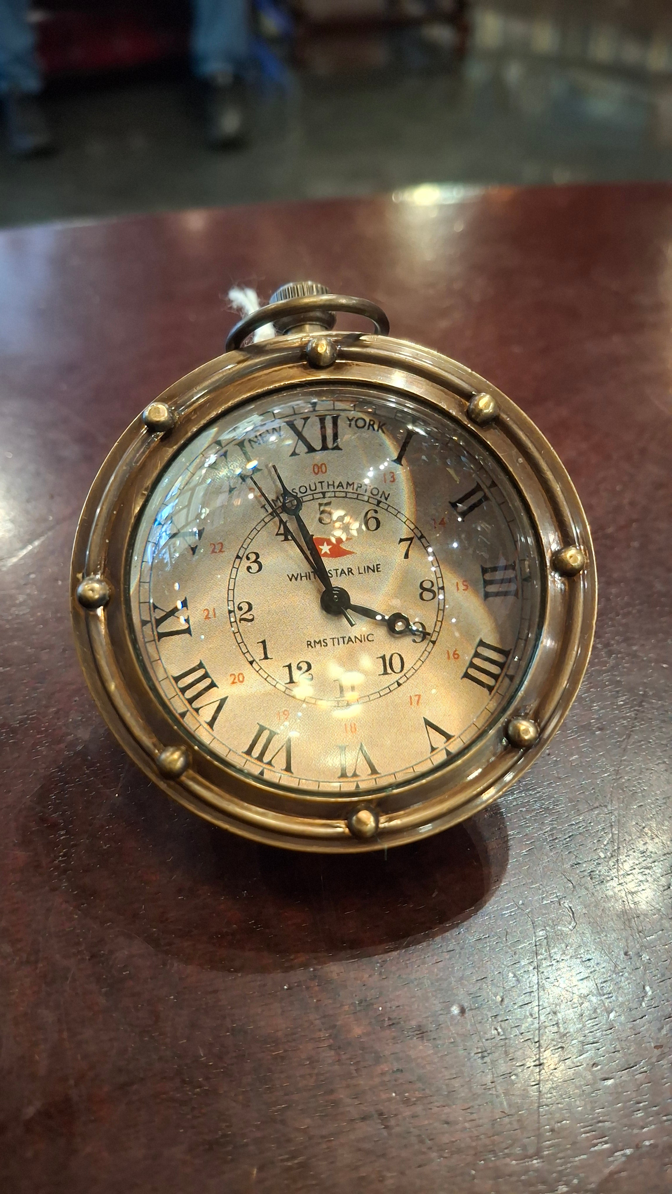 Orologio da tavolo in Ottone bronzato