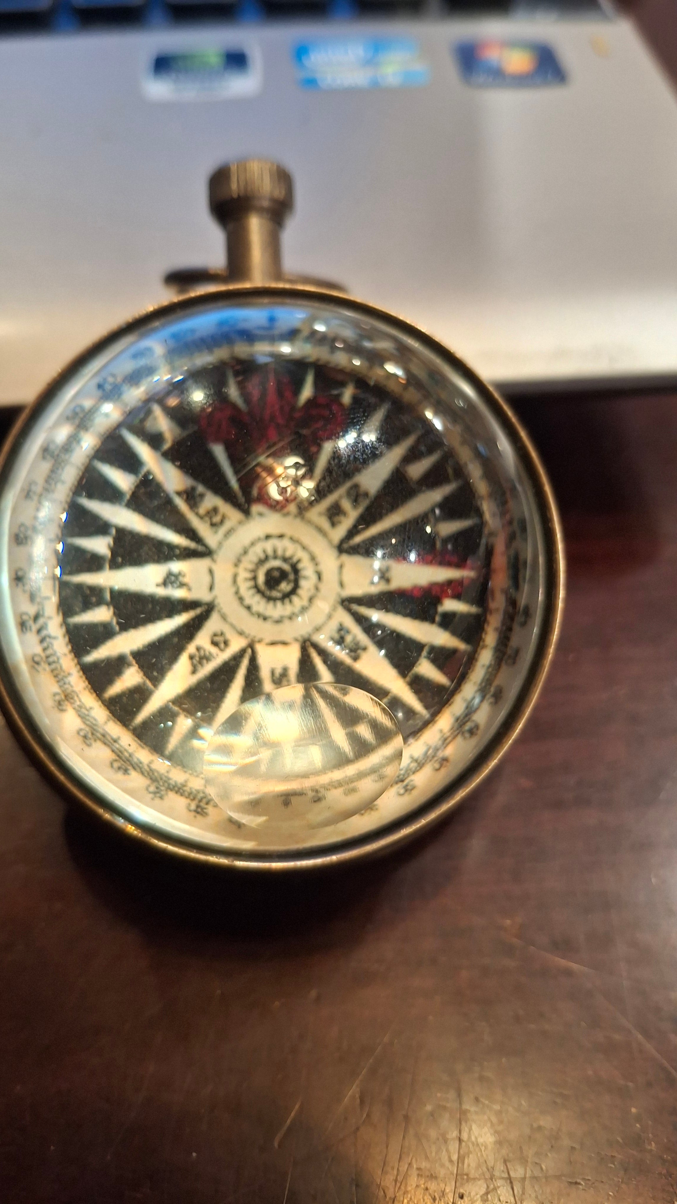 Orologio da tavolo in Ottone bronzato
