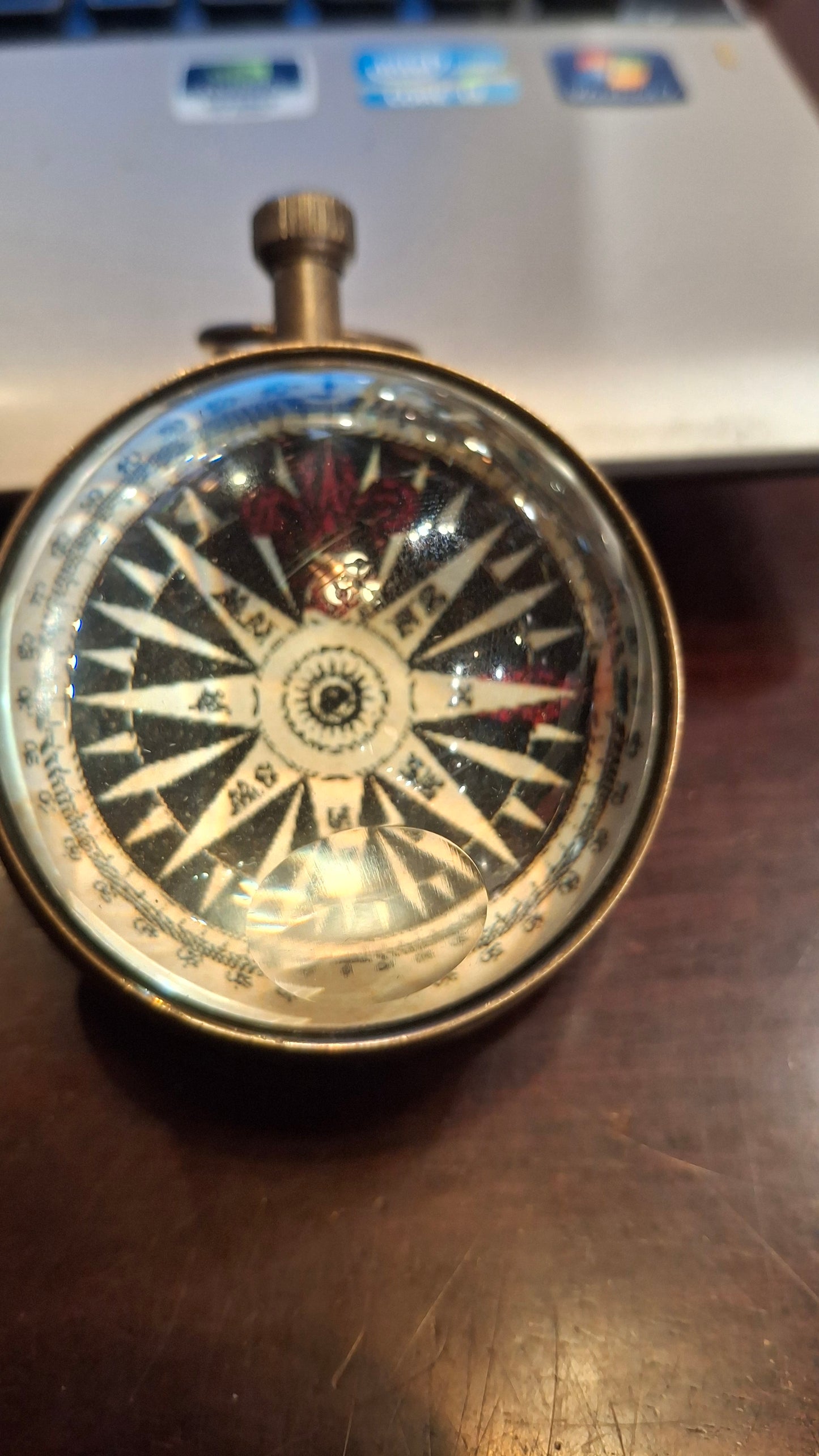 Orologio da tavolo in Ottone bronzato