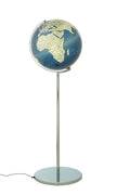 Mappamondo da terra luce led  con cartina a rilievo